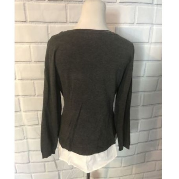 NWT Charter Club Layered Sweater Embroidered - Picture 3 of 6